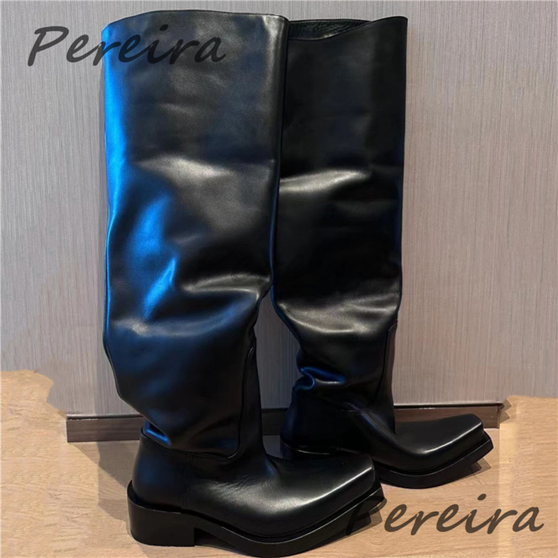 รองเท้าบูทหุ้มข้อหนาสำหรับผู้ช - Women'S Fashion Riding Boots บทวิจารณ์และราคา