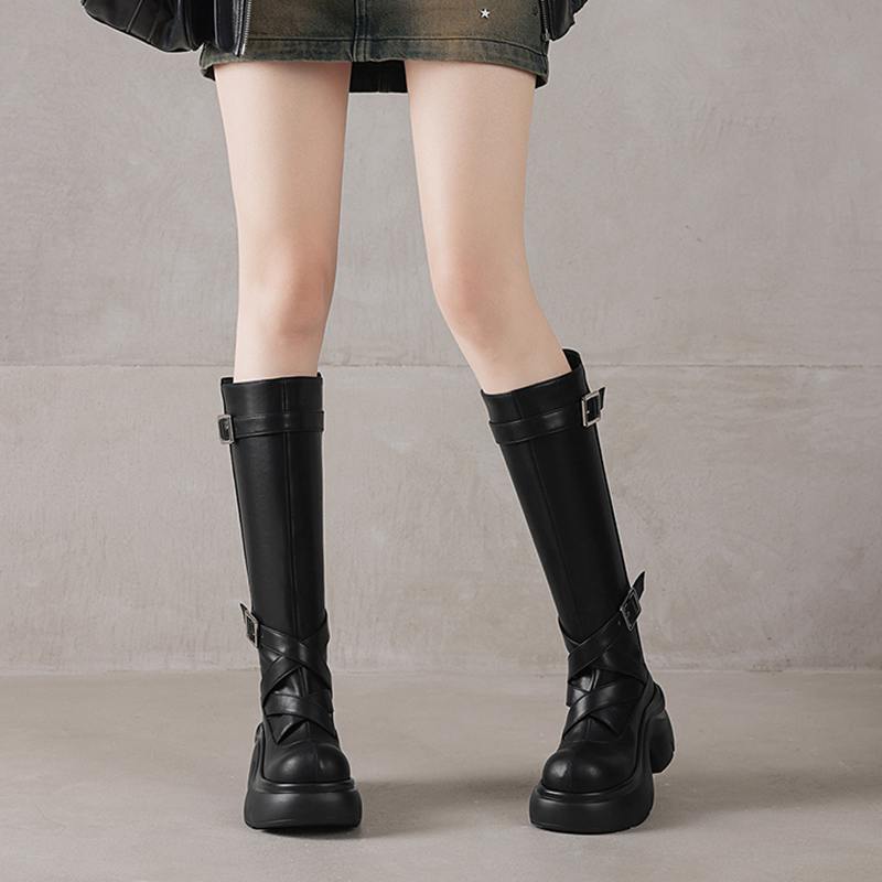 รองเท้าบูททรงสูงถึงต้นขา สไตล์ - Women'S Fashion Riding Boots บทวิจารณ์และราคา
