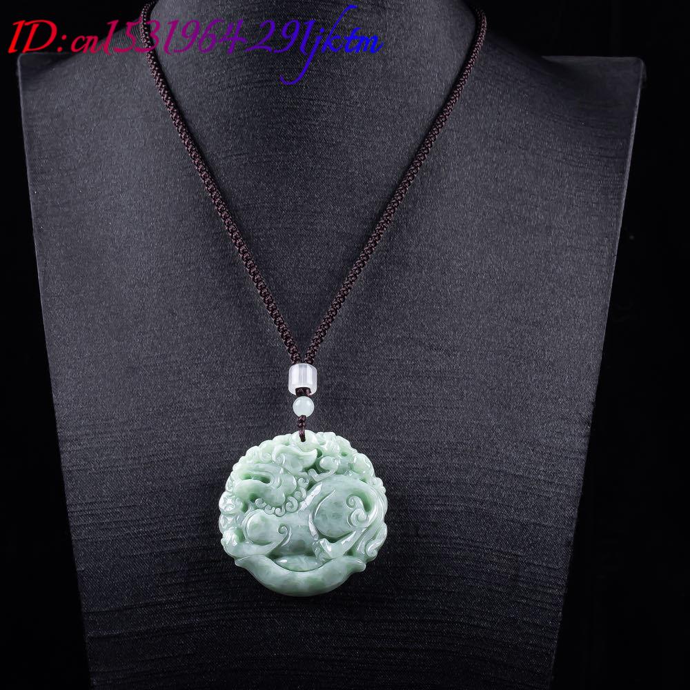 หยกพม่าธรรมชาติ จี้ปี่เซียะ สร - Women Fashion Necklace บทวิจารณ์และราคา