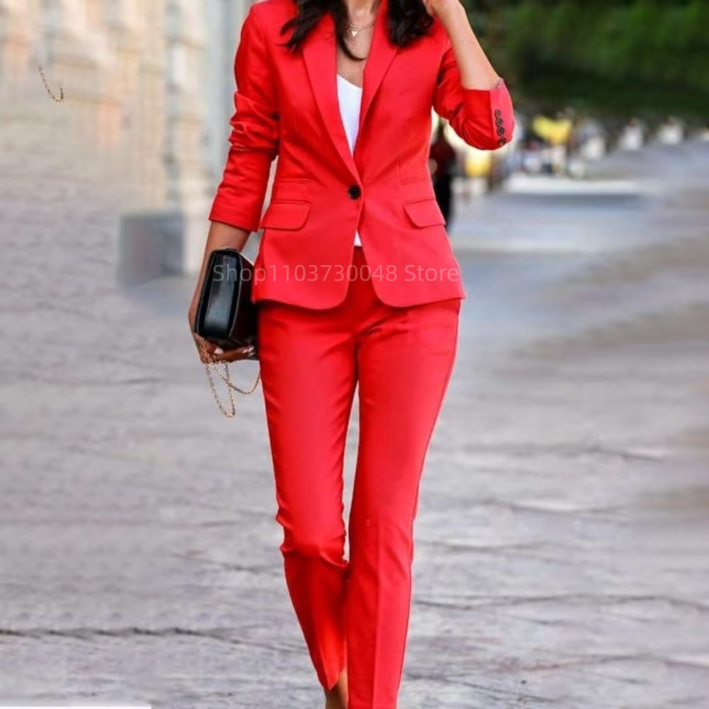แฟชั่นชุดสูทสตรีสำหรับออฟฟิศ เ - Women'S Fashion Blazer บทวิจารณ์และราคา