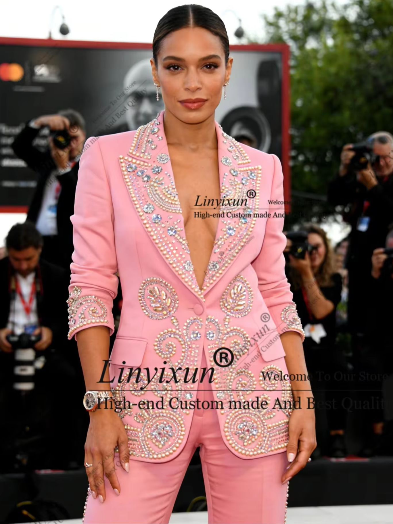 ชุดสูทผู้หญิงประดับคริสตัลวิบว - Women'S Fashion Blazer บทวิจารณ์และราคา