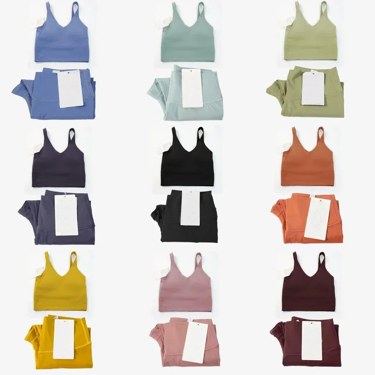 ชุดโยคะ 2 ชิ้นสำหรับผู้หญิงแบบ - Women'S Fashion Leggings บทวิจารณ์และราคา